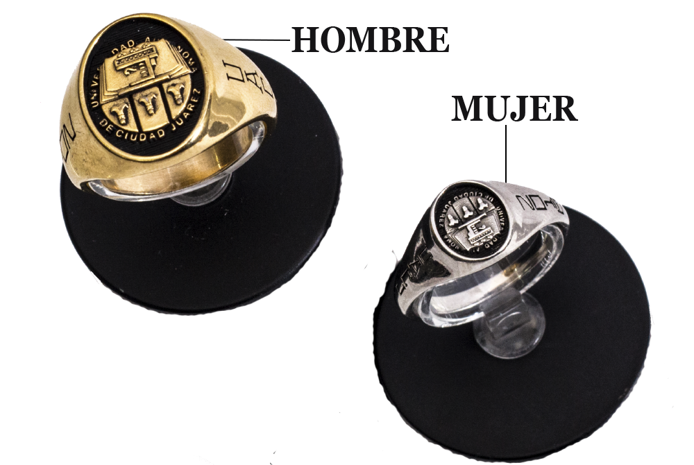 Anillo Oval Signet prepas, kinder, profesional y universidad